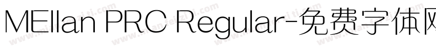 MEllan PRC Regular字体转换
